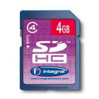 Integral 4GB SDHC Card (INSDH4G4V2)